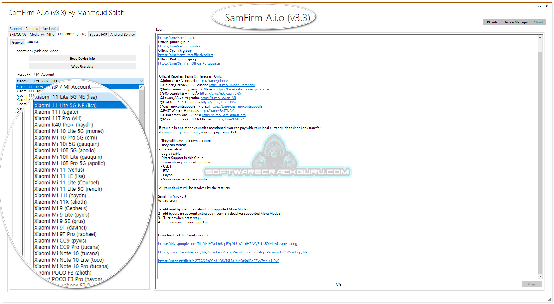 SamFirm V3.3  MTK Bypass Samsung Latest FRP New Update