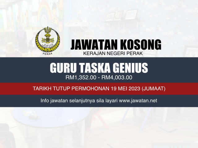 Jawatan Kosong Guru Taska Genius Mei 2023