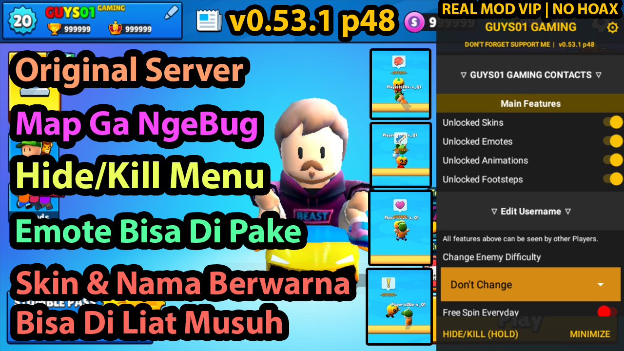 Mod Menu Stumble Guys v0.53.1 p48