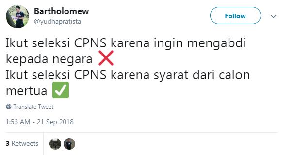 7 Meme 'Pendaftaran CPNS' ala Komentar Warganet Ini Kocak Banget