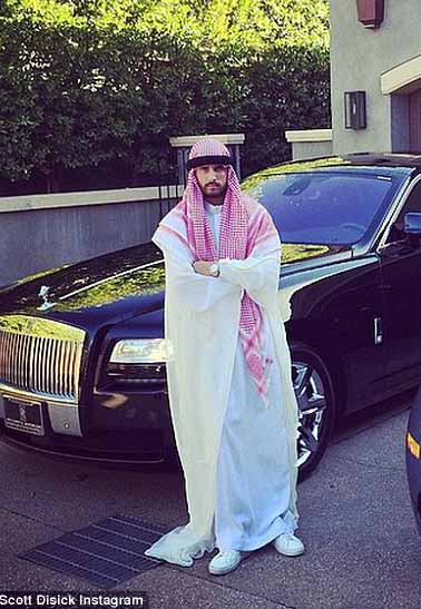 Scott Disick sheik