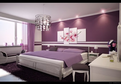 Love Theme bed room interior design for valentine day 1