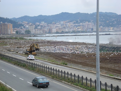 Rize Merkez'de Gülbahar Mahallesi civarı