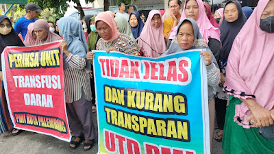 Kejaksaan Diminta Periksa UTD PMI Kota Palembang 