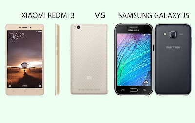 Perbandingan Xiaomi Redmi 3 VS Samsung Galaxy J5