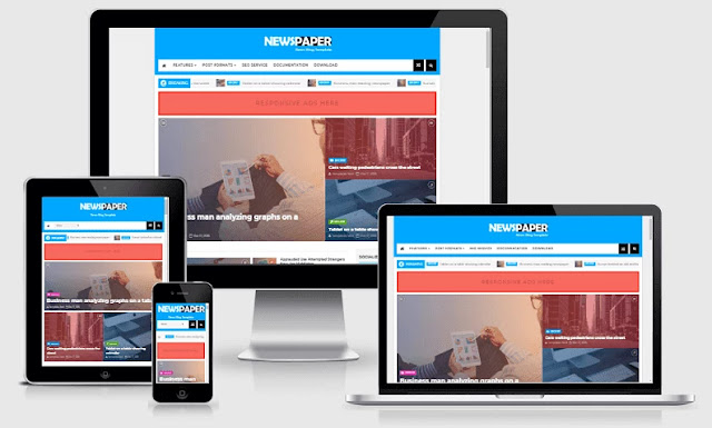 Newspaper-responsive-blogger-template