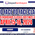 LOOK: NO FACE TO FACE CLASSES on April 15-16, 2024
