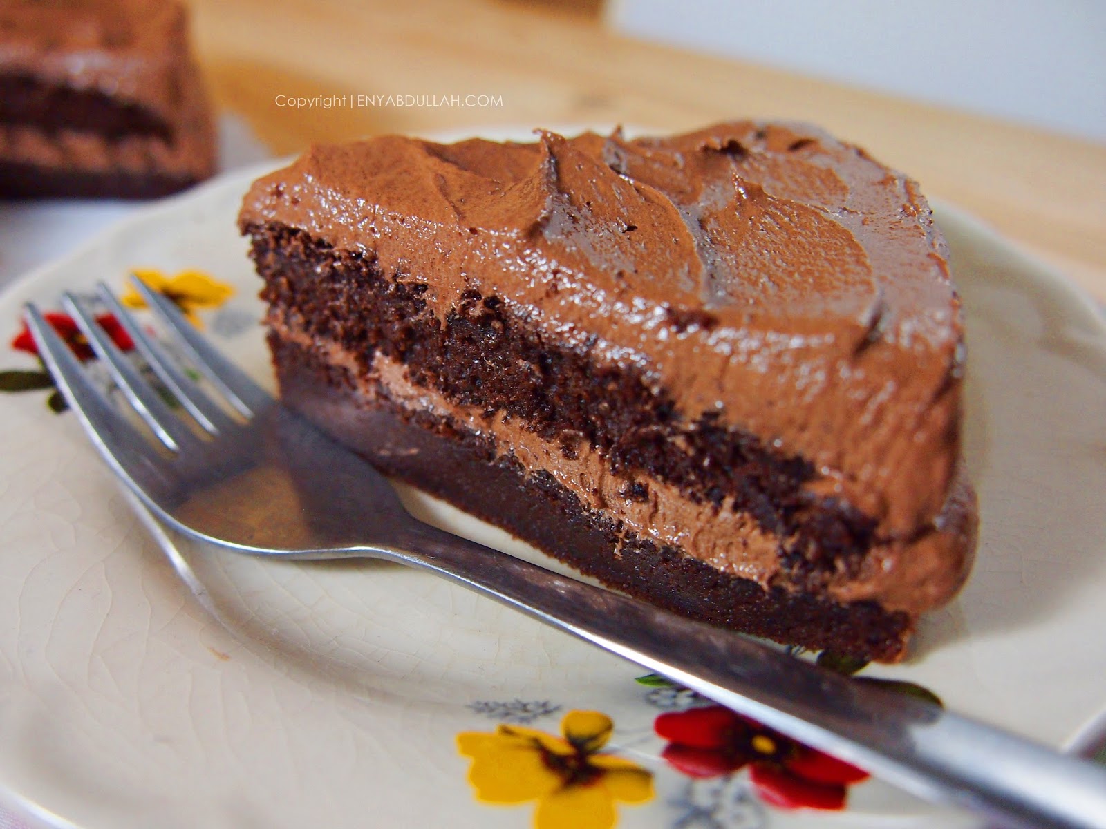 Kek Coklat Viral 2 Bahan  EnyAbdullah.Com