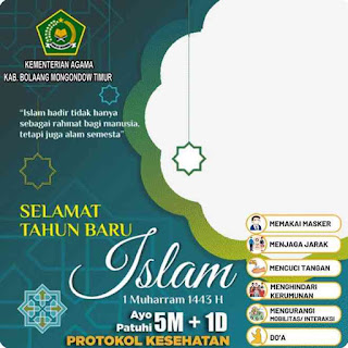 Kumpulan Link Twibbon tahun Baru Islam 1443 Kemenag