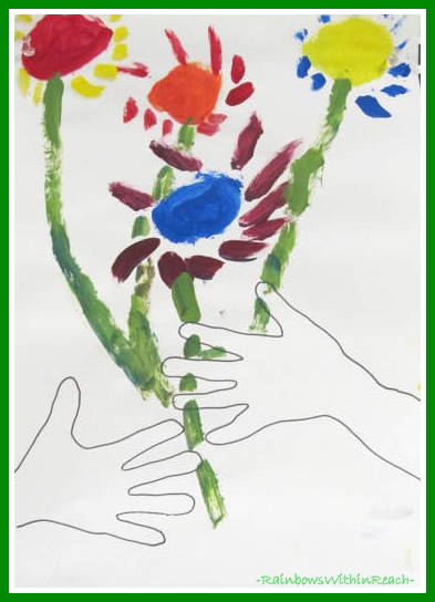 Kindergarten Picasso Expression for Spring via RainbowsWithinReach