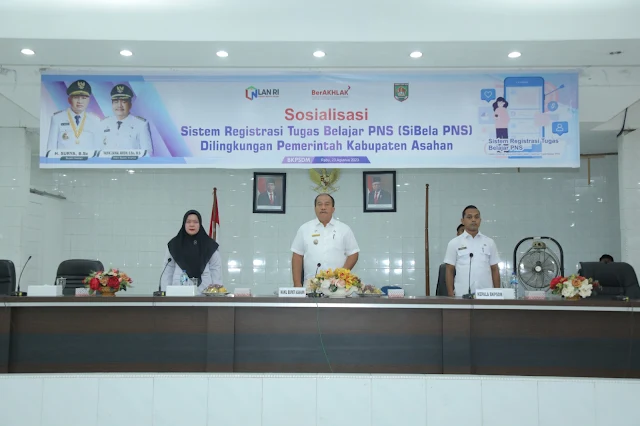 Kembangkan Kompetensi PNS, Pemkab Asahan Gelar Sosialisasi SiBela