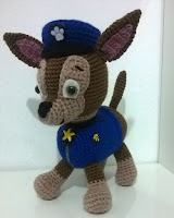 chase patrulla canina amigurumi