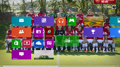 2013 Arsenal Fc Theme Support In Windows 8