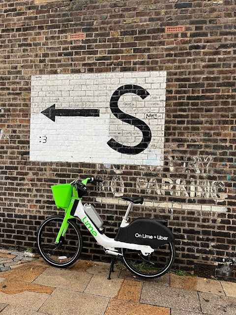 Former air raid shelter sign, Deptford, South London