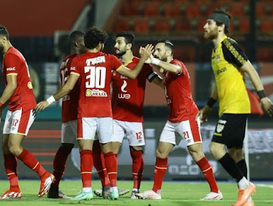ملخص اهداف مباراة الاهلي والانتاج الحربي (3-2) الدوري المصري