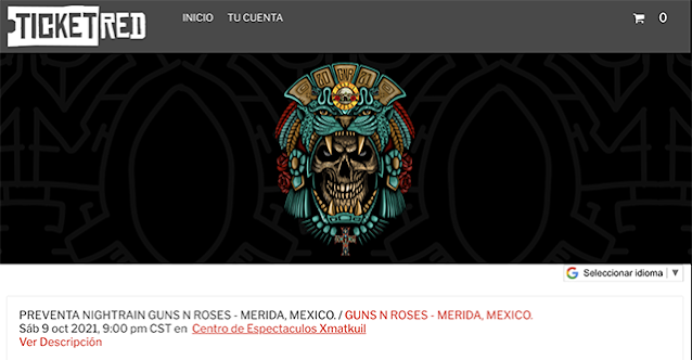 “Hasta el momento” no hay permiso para el concierto de Guns N´Roses en Mérida