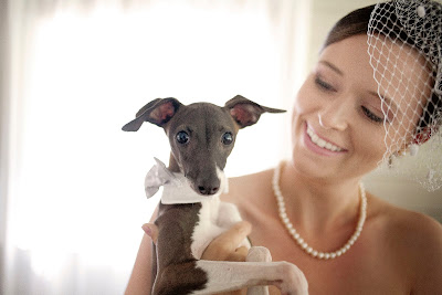 Beans & I all dressed up on my wedding day