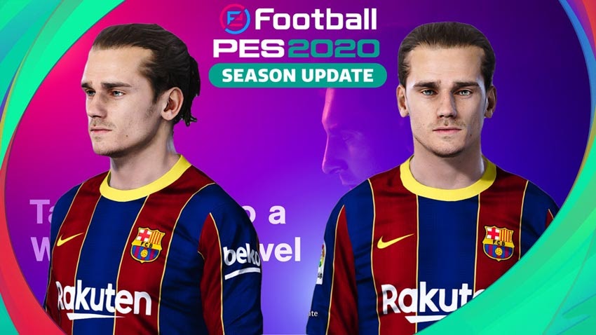 Pes 2020 Face Antoine Griezmann Ponytail Kazemario Evolution