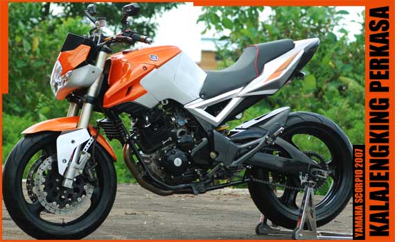 Yamaha Scorpio Modif Street Fighter title=