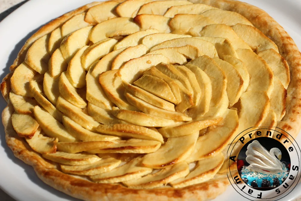 Tarte aux pommes de Conticini (pas à pas en photos)