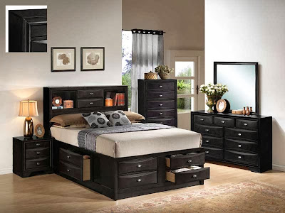 black bedroom sets