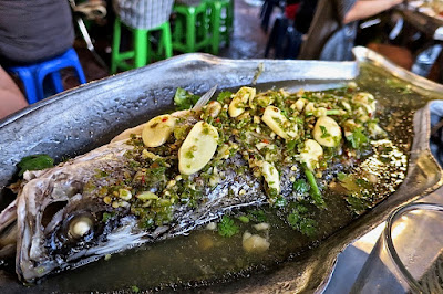 Bangkok, T&K Seafood, steamed fish chilli lime