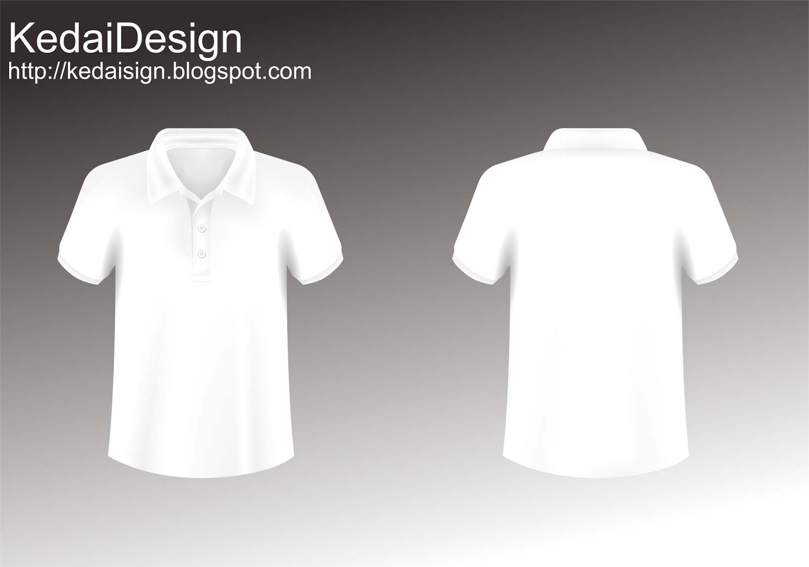 Desain Baju  Polos  Putih  Png