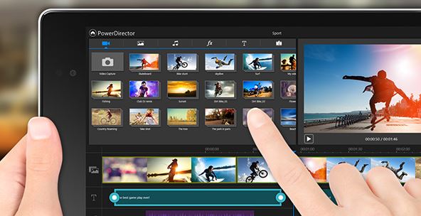 PowerDirector – Aplikasi Editor Video