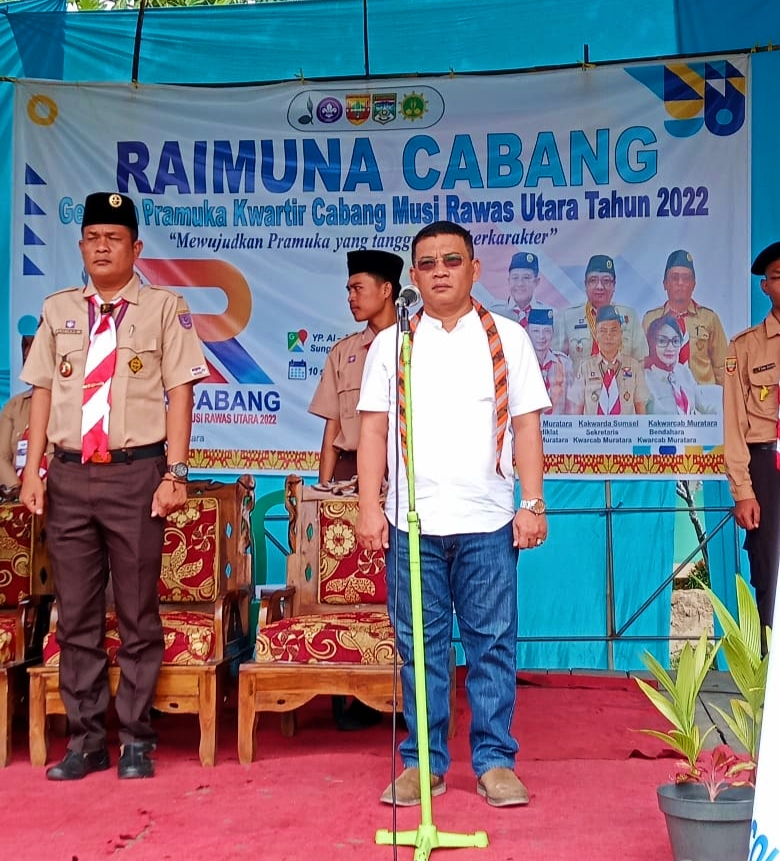 TUNTAS.CO.ID_MURATARA - Gerakan Pramuka menggelar kegiatan perkemahan Raimuna Cabang (Raicab) dan MSTC II tingkat Kabupaten Musi Rawas Utara (Muratara).