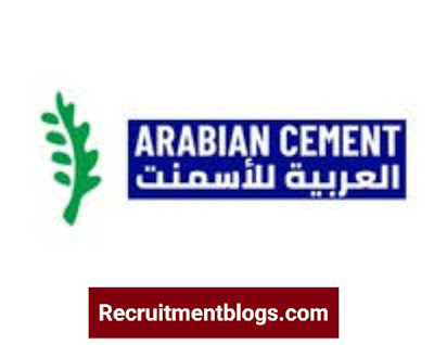 Fresh Reporting Officer At Arabian Cement Company