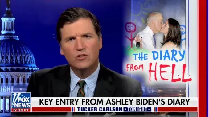 Tucker Carlson Rips Biden Over Daughter Ashley’s Diary Admission: ‘If That’s Not Child Molestation, It’s Definitely Close’