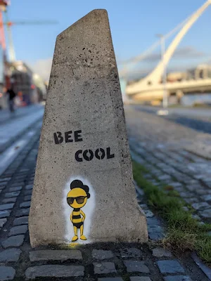 Buzzy Be: "Be Cool" artwork in Dublin