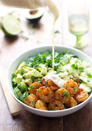 Resep dan Cara Pembuatan Shrimp Avocado Cream Salad