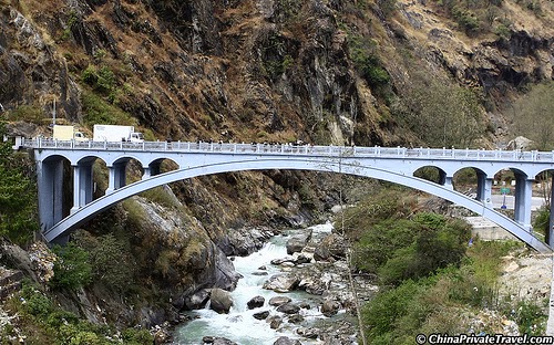 The border between Nepal and China