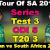 PAKISTAN TOUR OF SOUTH AFRICA 2018-19