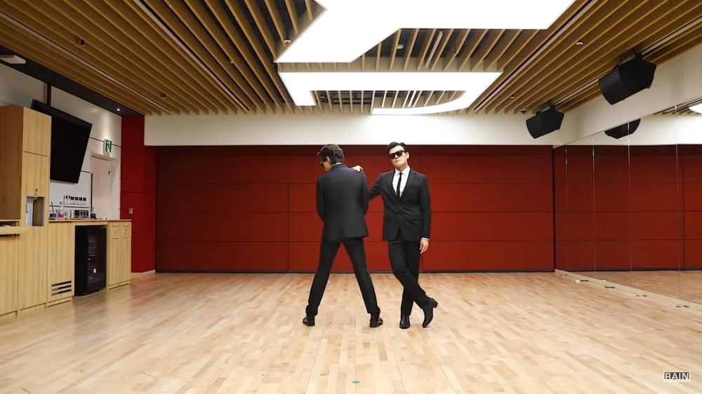 Rain and Park Jin Young Become 'Man In Black' Agents in 'Switch to Me' Choreography Video