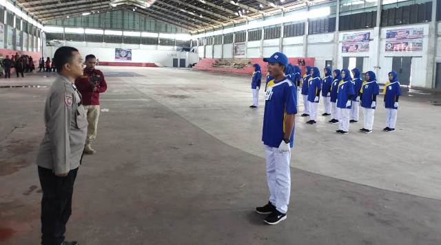 Meriahkan Hari Bhayangkara ke-77, Polres Aceh Timur Gelar Lomba PBB Tingkat SMP-SMA