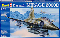 Revell 1/72 DASSAULT MIRAGE 2000D (04893) English Color Guide & Paint Conversion Chart