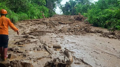 Sejumlah Lokasi di Pasbar Dilanda Longsor dan Banjir