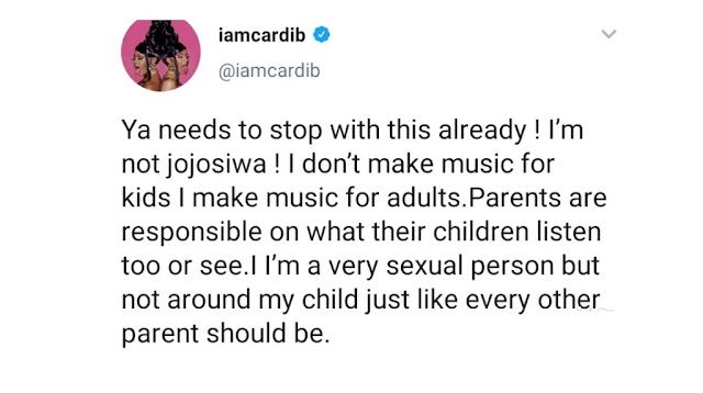 Cardi B Attacks People Who Claim She’s Spoiling Other Kids, But Not Hers (Photos)