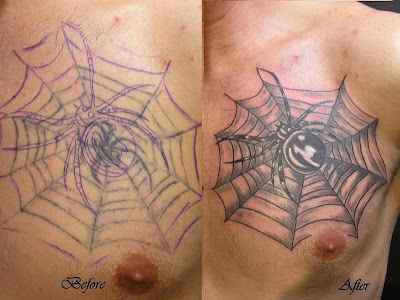Tattoo Cover up SPIDER