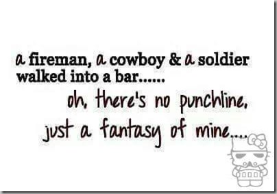 fireman cowboy soldier
