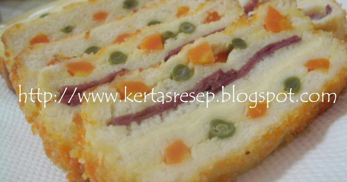 Kertas Resep Roti Goreng Pelangi Kertas Resep Roti Goreng Pelangi