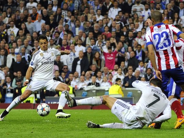 Chicharito mete al Madrid en las semifinales de la Champions.