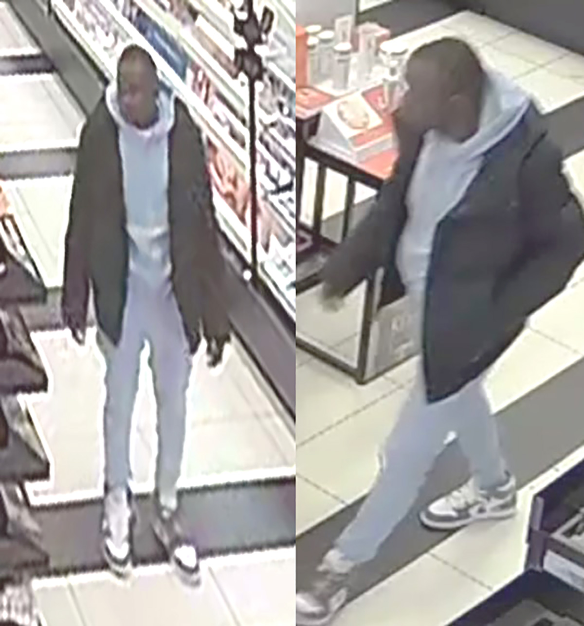 The NYPD is searching for this man in connection with the theft of nearly $1,400 in merch from Sephora. -Photo bt NYPD