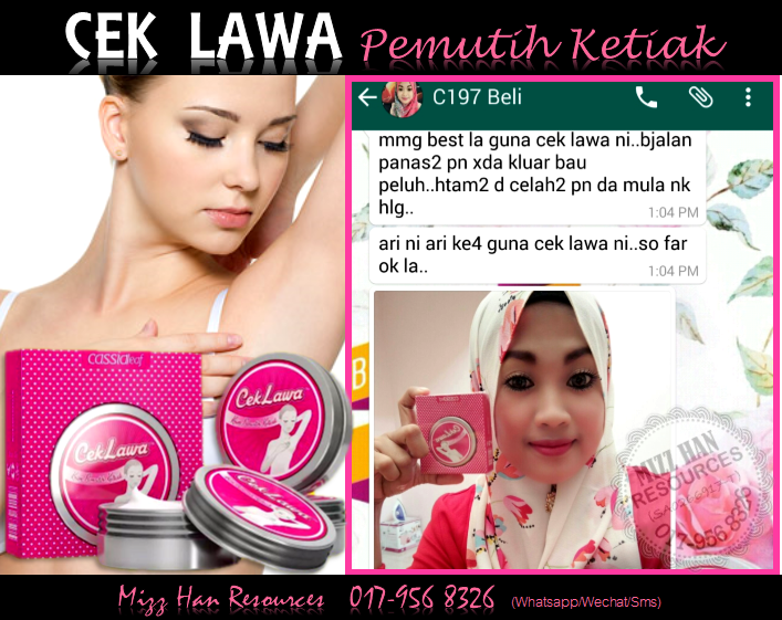 CEK LAWA KRIM PEMUTIH KETIAK  Mizz Han Resources HQ