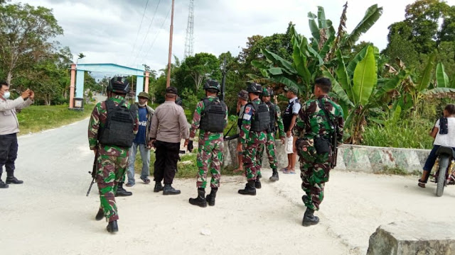 Aksi Nyata TNI, Sinergitas Satgas Pamtas Yonif 403/WP Bantu Polri Tangani Aksi Kejahatan di Wilayah Perbatasan