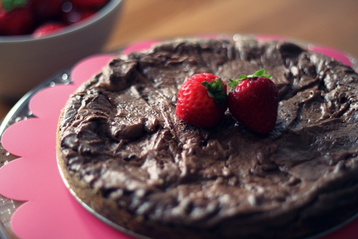 chokladig kladdkaka