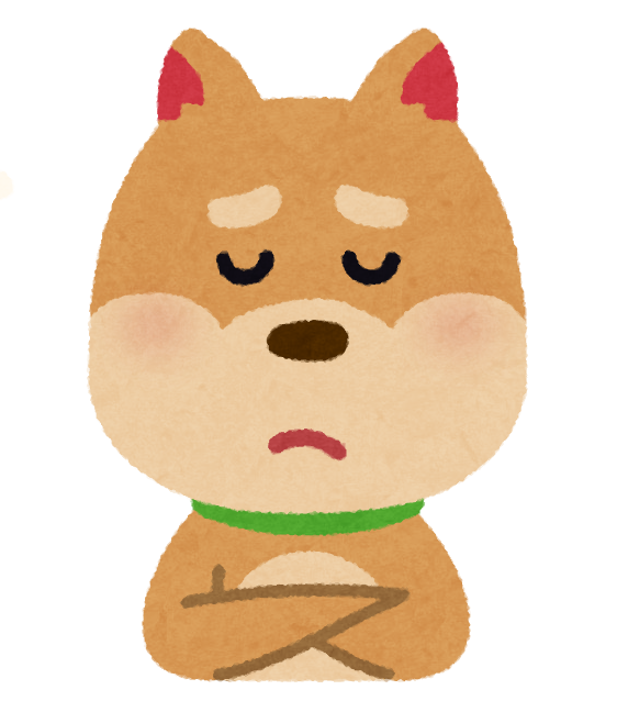 いろいろな表情の犬のイラスト ひらめいた顔 驚いた顔 焦った顔 悩んだ顔 かわいいフリー素材集 いらすとや