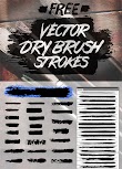 Dry Brush Stroke Illustrator Brushes - [Adobe Illustrator] - [Download Gratuito]